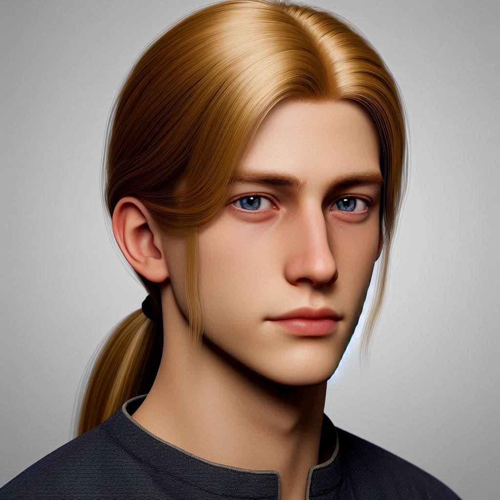 A 17-year-old prince from the Middle Ages, fair-skinned, with blue eyes, and long, straight, t...jpg