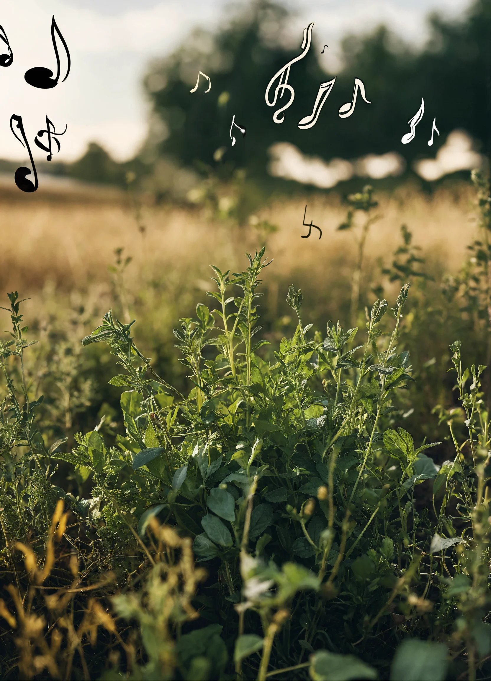 A bush of many herbs grows in the middle of a fiel.jpg