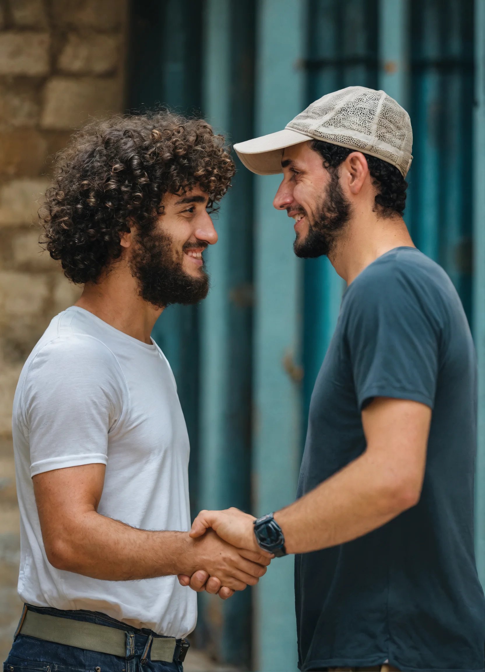 A curly-haired man with a cap on his head shakes h (1).jpg