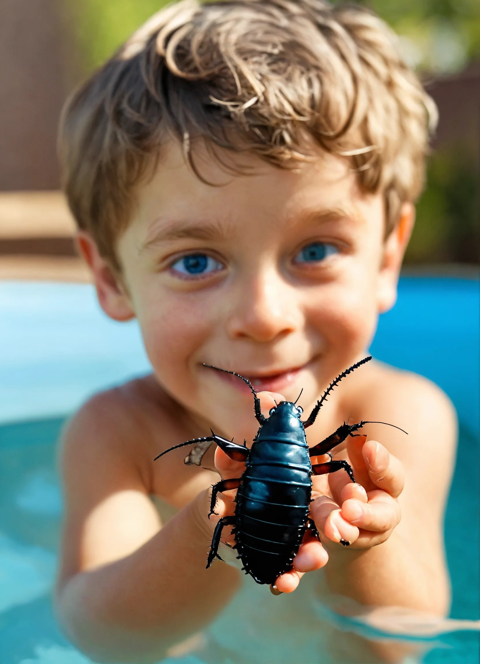 A cute little boy with big blue eyes and a smiling.jpg