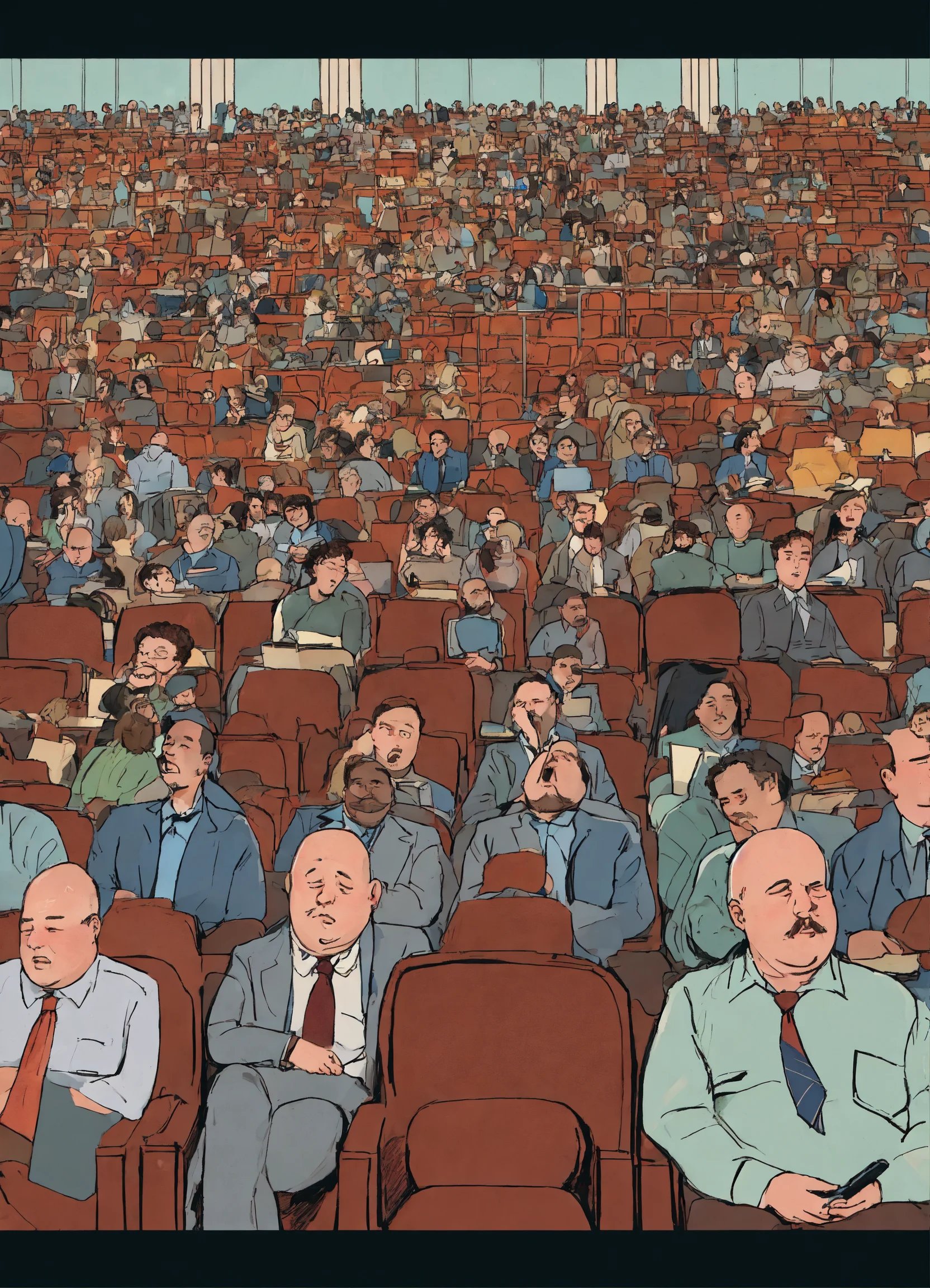 A fat old man with a bald head and a tie gives a b.jpg