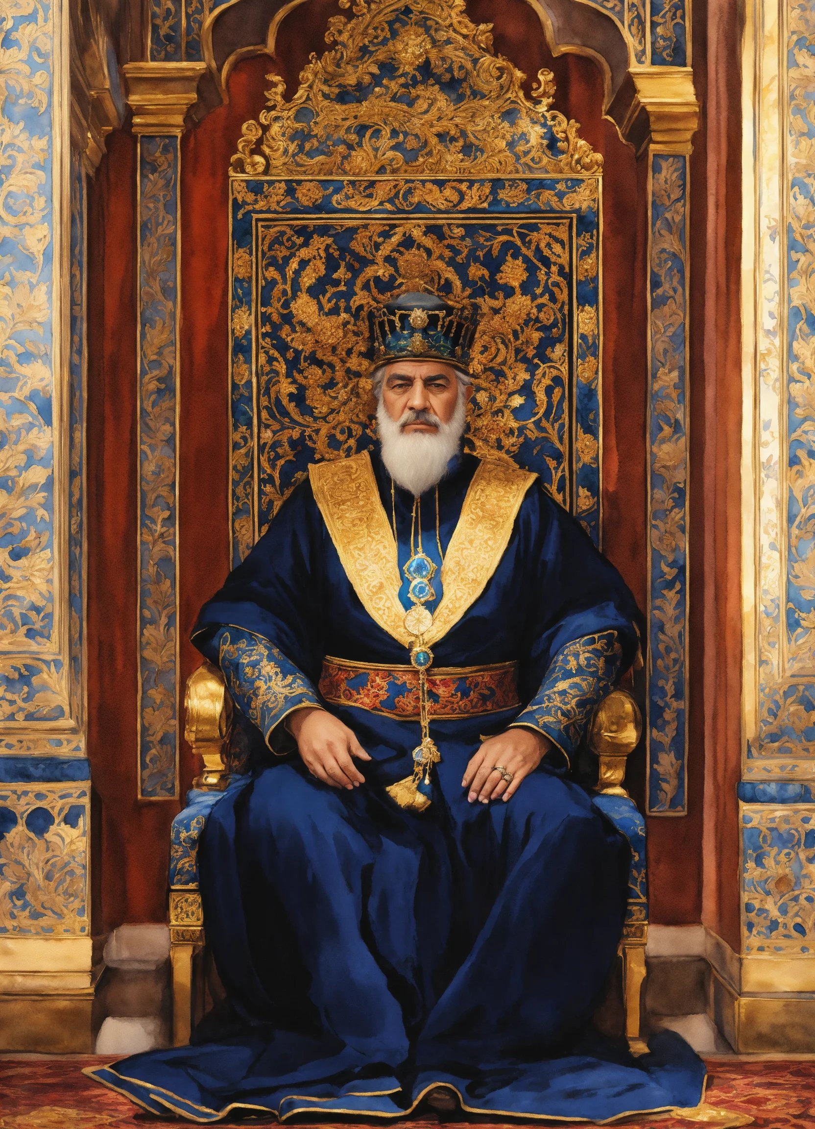 A Persian king gives a ring to an evil minister.jpg