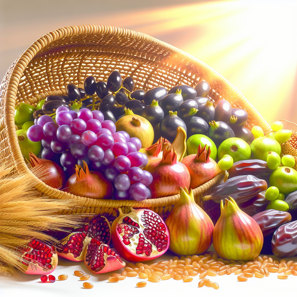 A stunning impressionistic interpretation of the ancient Jewish tradition of bringing first fr...png