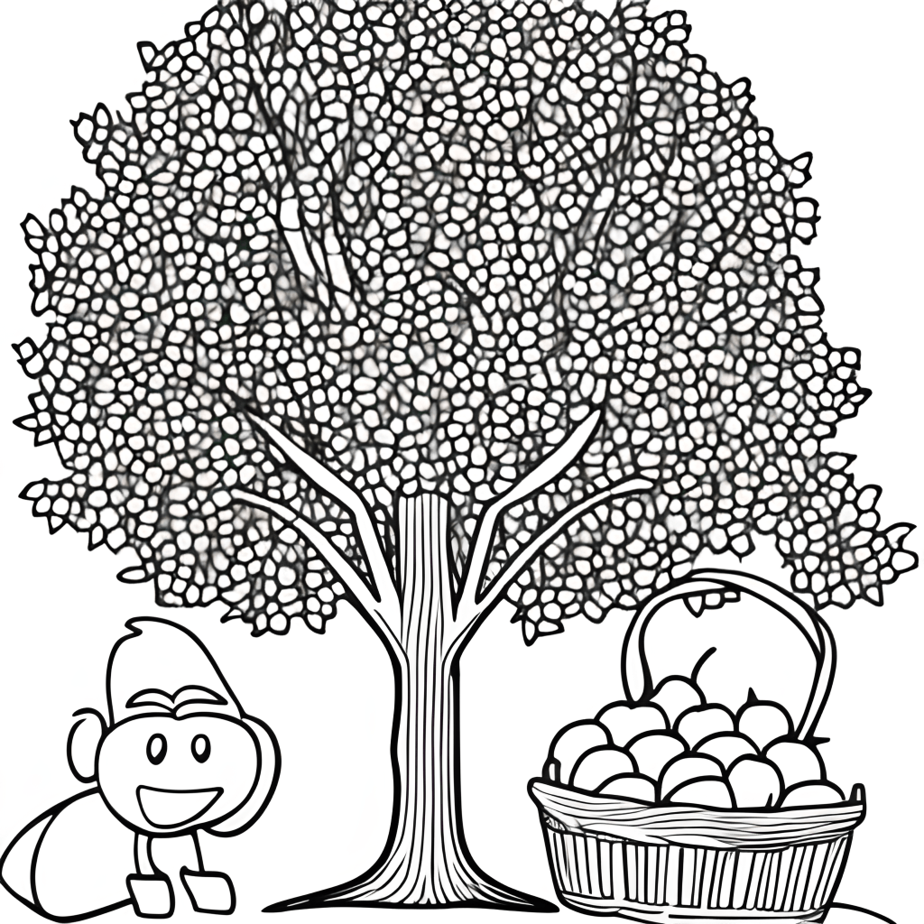 A-Tree-With-Fruit-And-A-Basket-Full-Of-Fruit-60089662-1.png