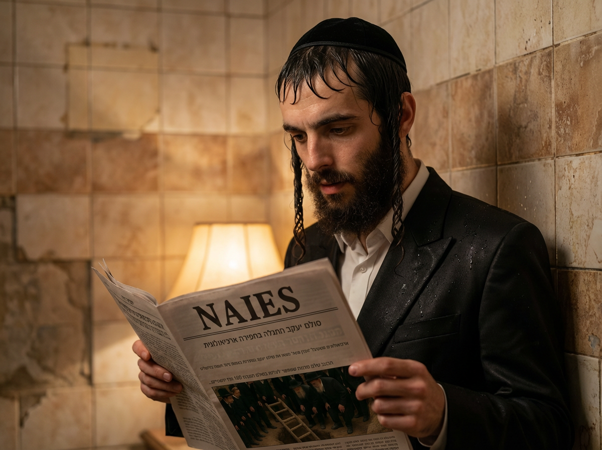 A_Jewish_man_with_wet_hair_standing_and_reading_a-1766690960538.png