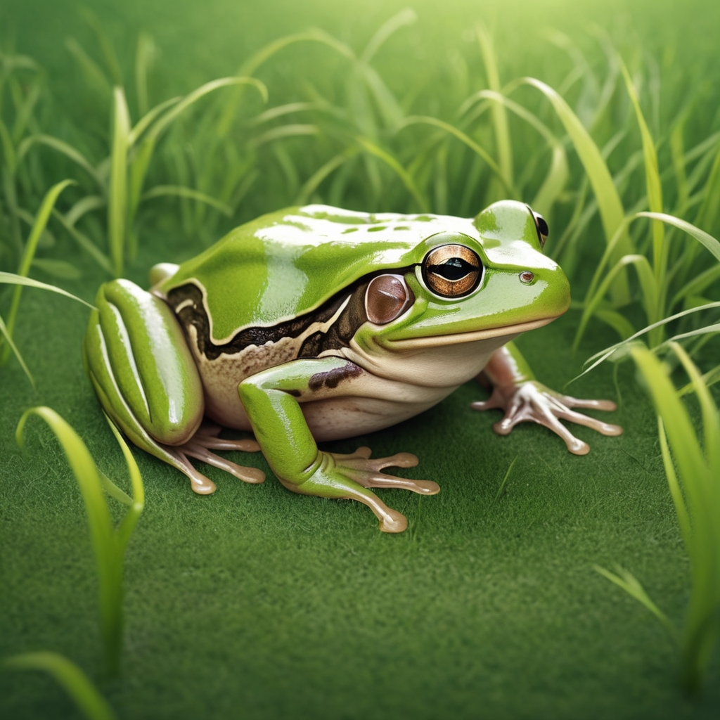 AlbedoBase_XL_Closeup_of_a_completely_green_frog_on_endless_gr_1.jpg