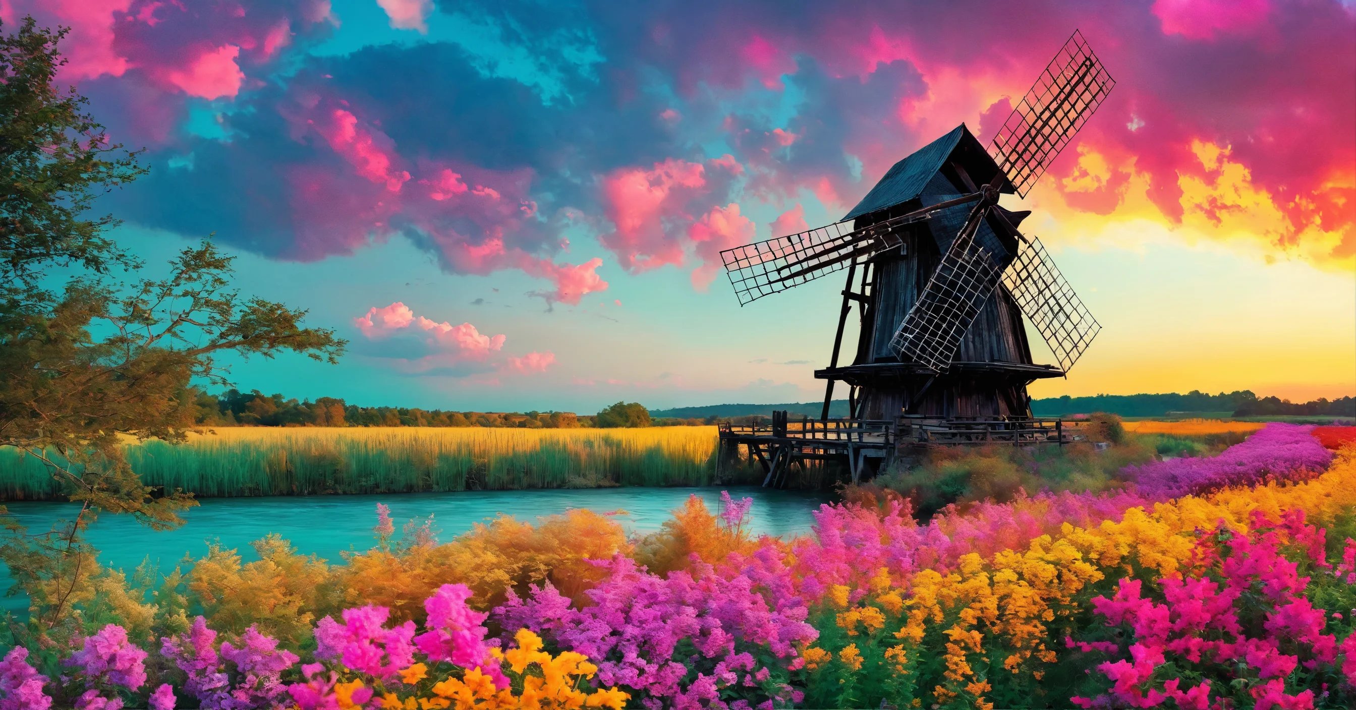 An ancient windmill on the banks of the river in a (1).jpg