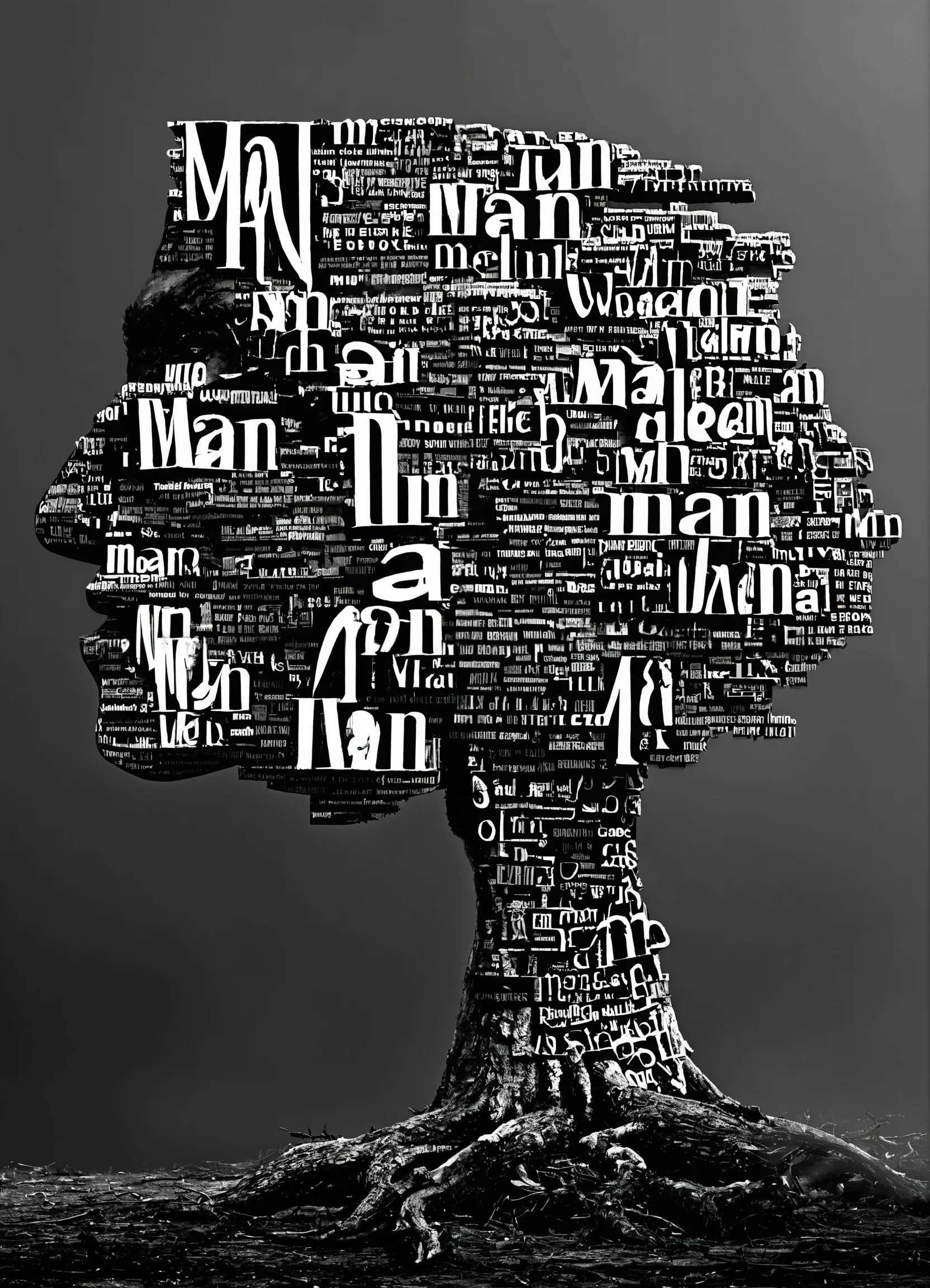 Create a creative black and white image of a tree .jpg