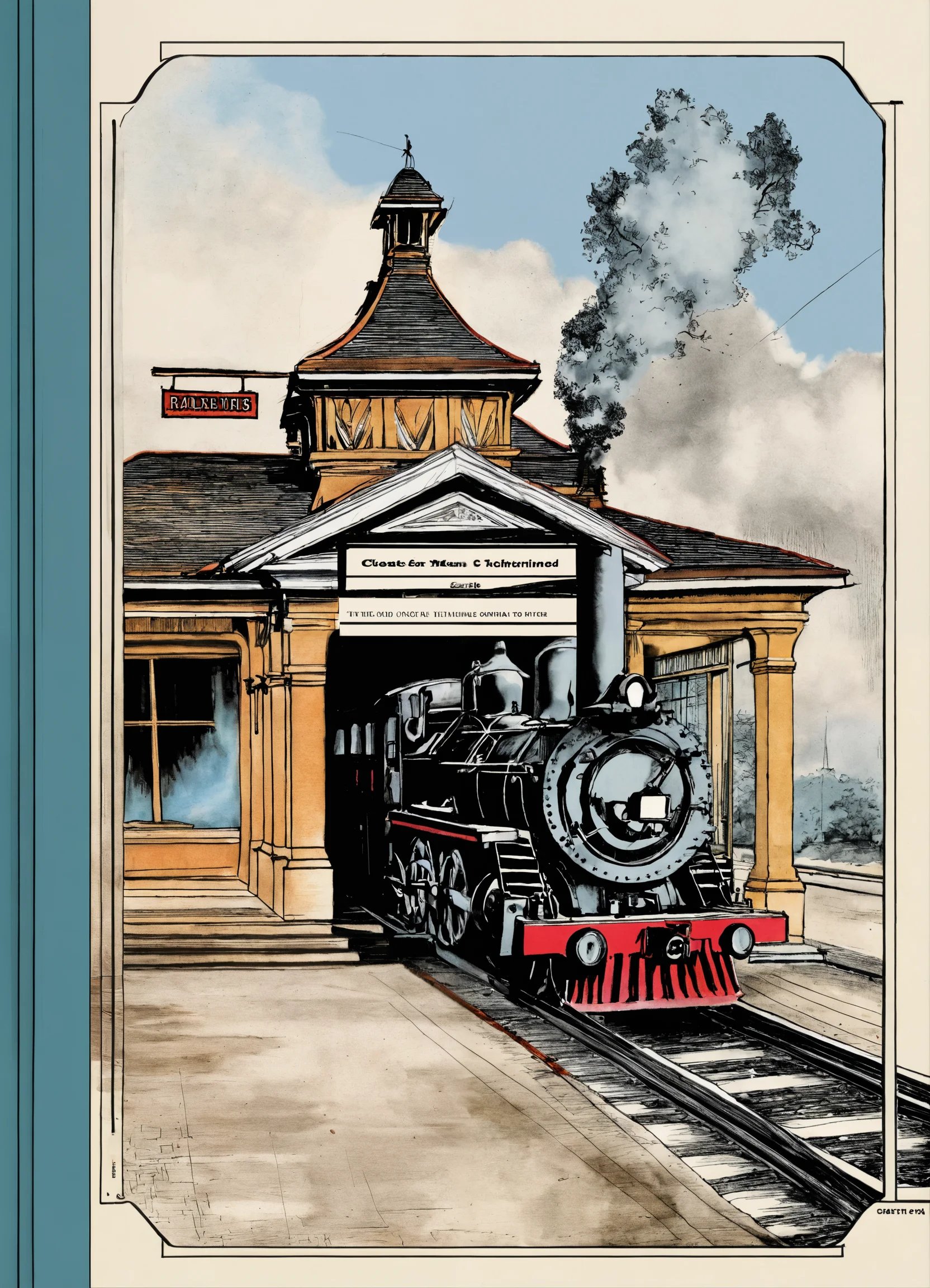 Create for me a picture of a book with an old fash.jpg