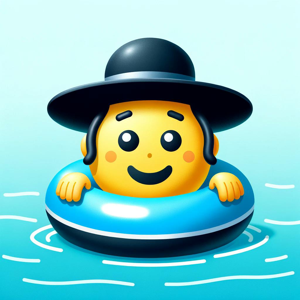 DALL·E+2024-04-16+10.40.00+-+Minimalist+emoji-style+image+of+a+young+ultra-Orthodox+Jew+floati...jpg