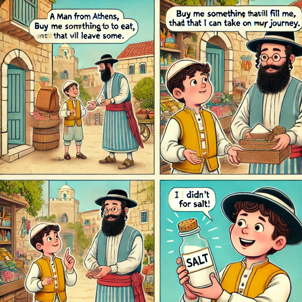 DALL·E 2025-01-12 00.39.43 - A comic book page designed for children, illustrating a scene fro...jpg