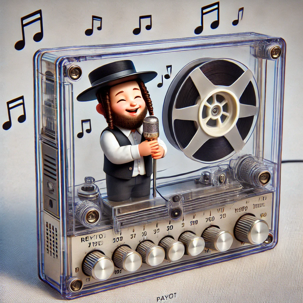 DALL·E 2025-01-15 17.20.36 - A realistic square image of a cassette tape recorder with a whims...png