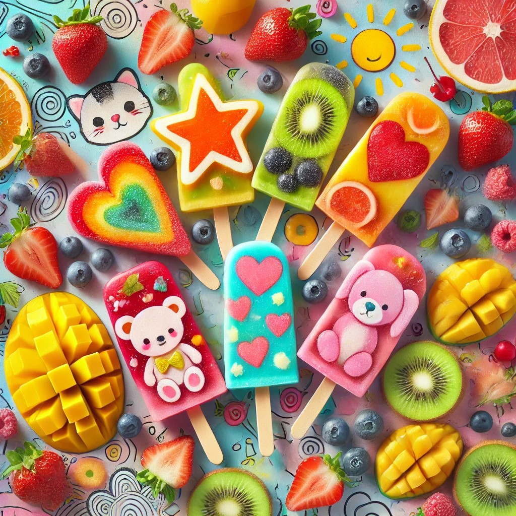 DALL·E 2025-01-20 11.35.14 - A vibrant and colorful scene featuring ice pops designed for chil...jpg