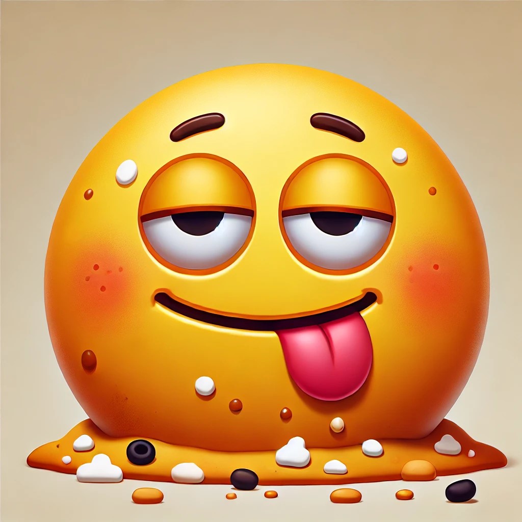 DALL·E 2025-01-30 22.31.40 - A 2D emoji expressing fullness and satisfaction. The emoji has a ...jpg