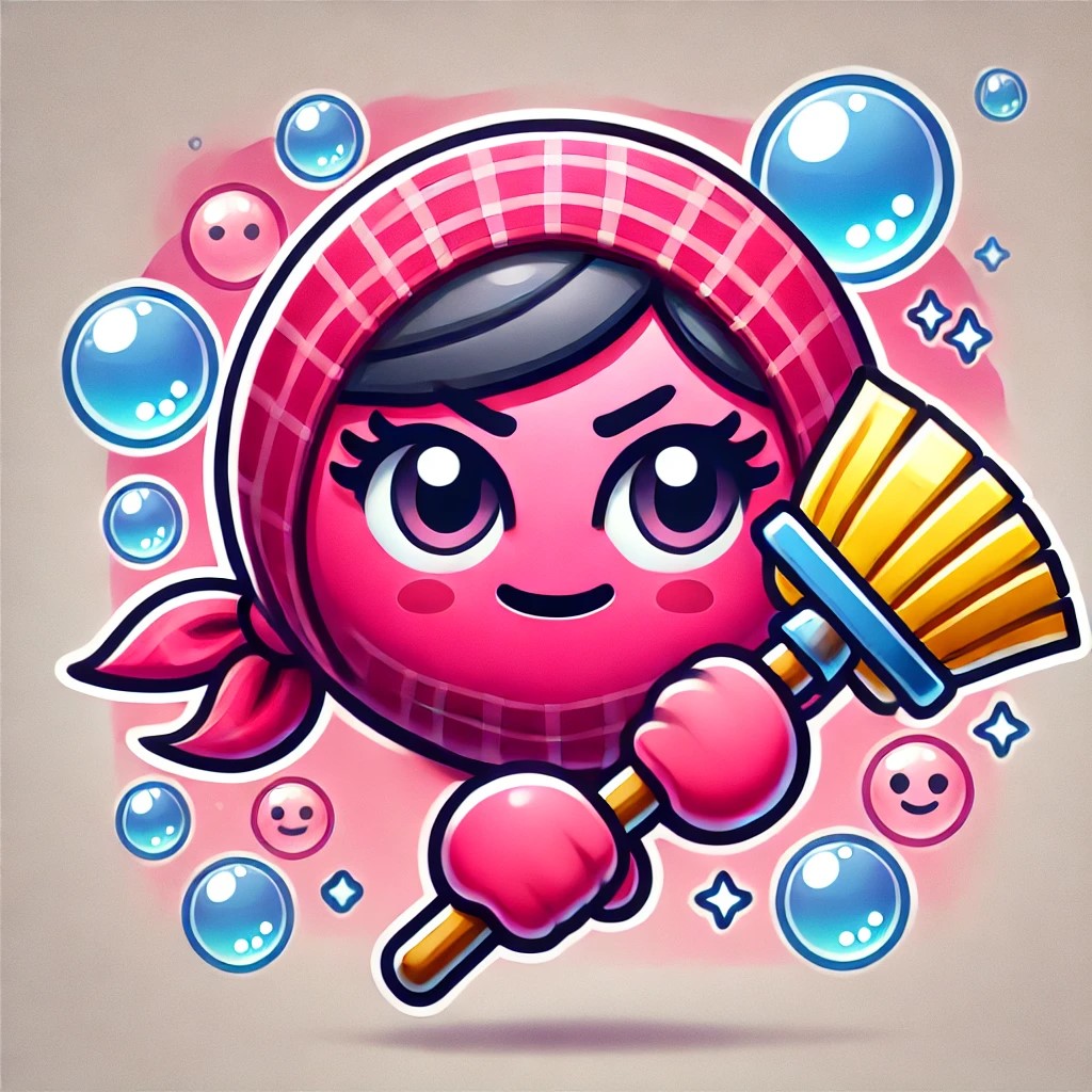 DALL·E 2025-01-30 23.03.47 - A 2D digital illustration of a pink female emoji character wearin...jpg