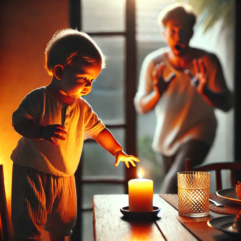 DALL·E 2025-02-04 23.19.14 - A toddler, around 2-3 years old, stands on his tiptoes with an ex...jpg