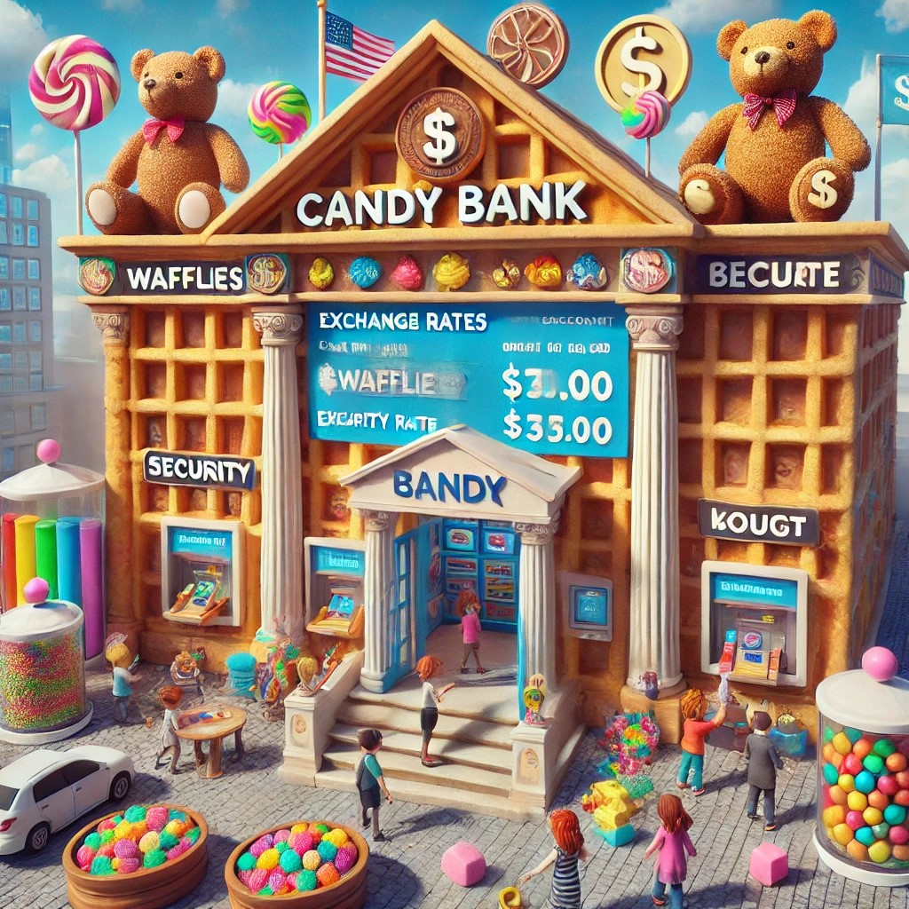 DALL·E 2025-02-06 22.58.51 - A whimsical candy bank run by children. The bank is a colorful, p...jpg