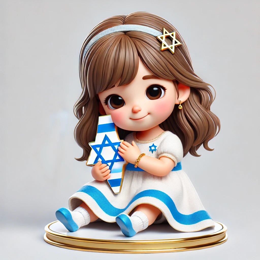 DALL·E 2025-03-24 14.20.38 - A beautiful and sweet 3-year-old girl in 3D style, wearing a whit...jpg