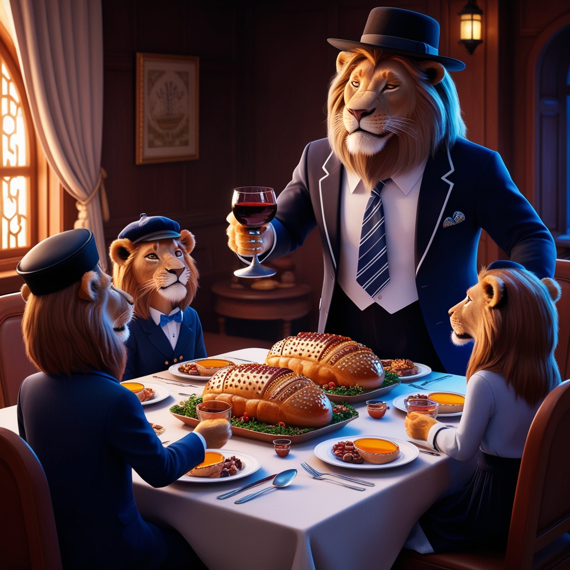 Default_A_heartwarming_illustration_of_a_family_of_lions_celeb_1.jpg