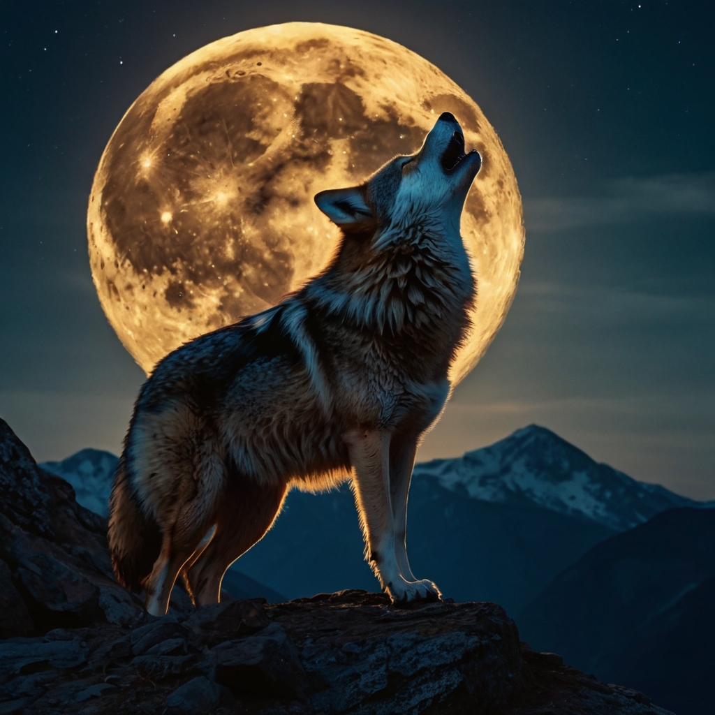 Default_A_silhouette_of_a_wolf_standing_on_a_mountain_and_howl_3.jpg