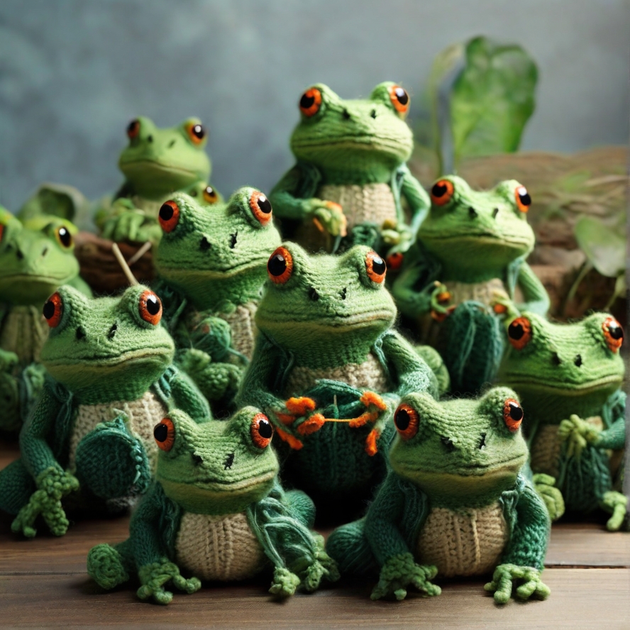 Default_Many_green_frogs_the_picture_is_made_of_knitting_threa_0.jpg