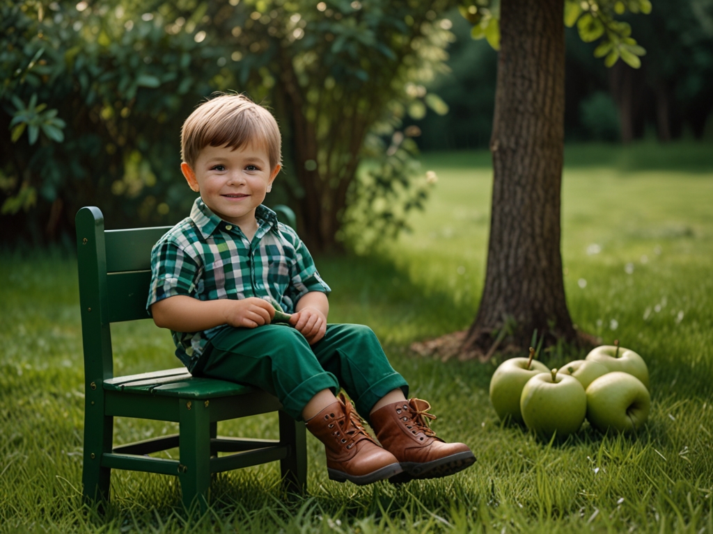 Default_Photographed_image_of_a_small_boy_wearing_a_checkered_1.jpg
