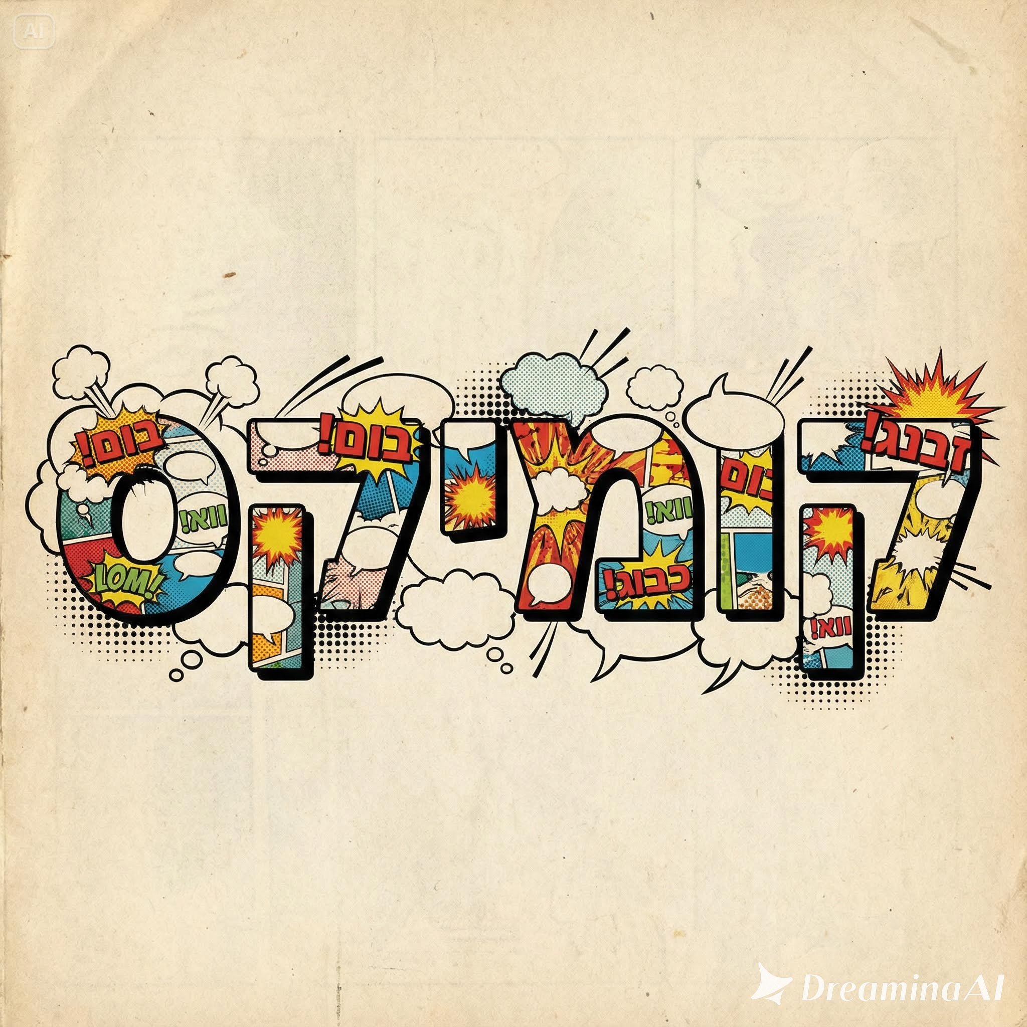 dreamina-2025-11-23-4086-המילה קומיקס עשויה מהמוטיבים שלה רק מבוע....jpeg