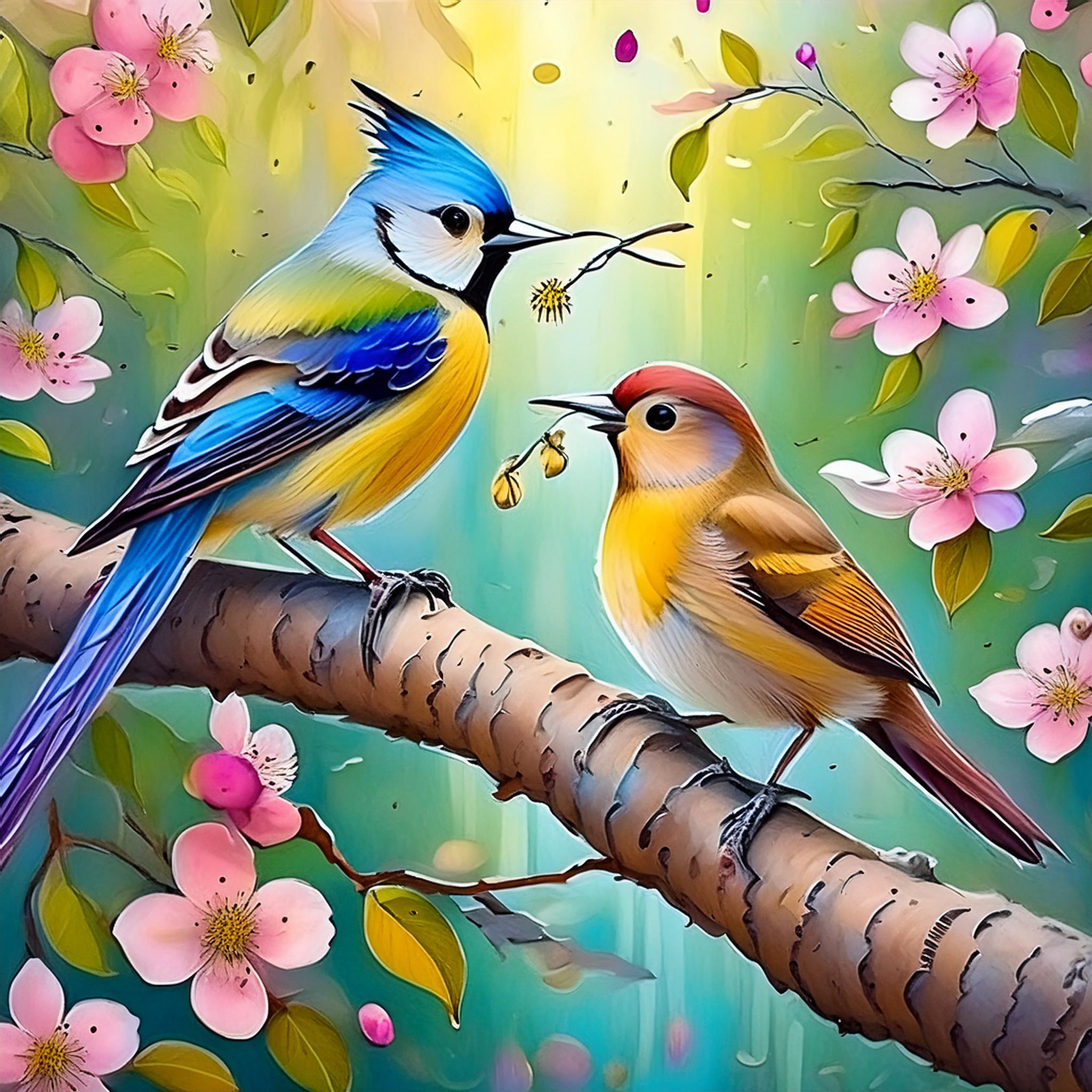 Firefly ציפורים אוכלות זרעונים ביער 10006.jpg