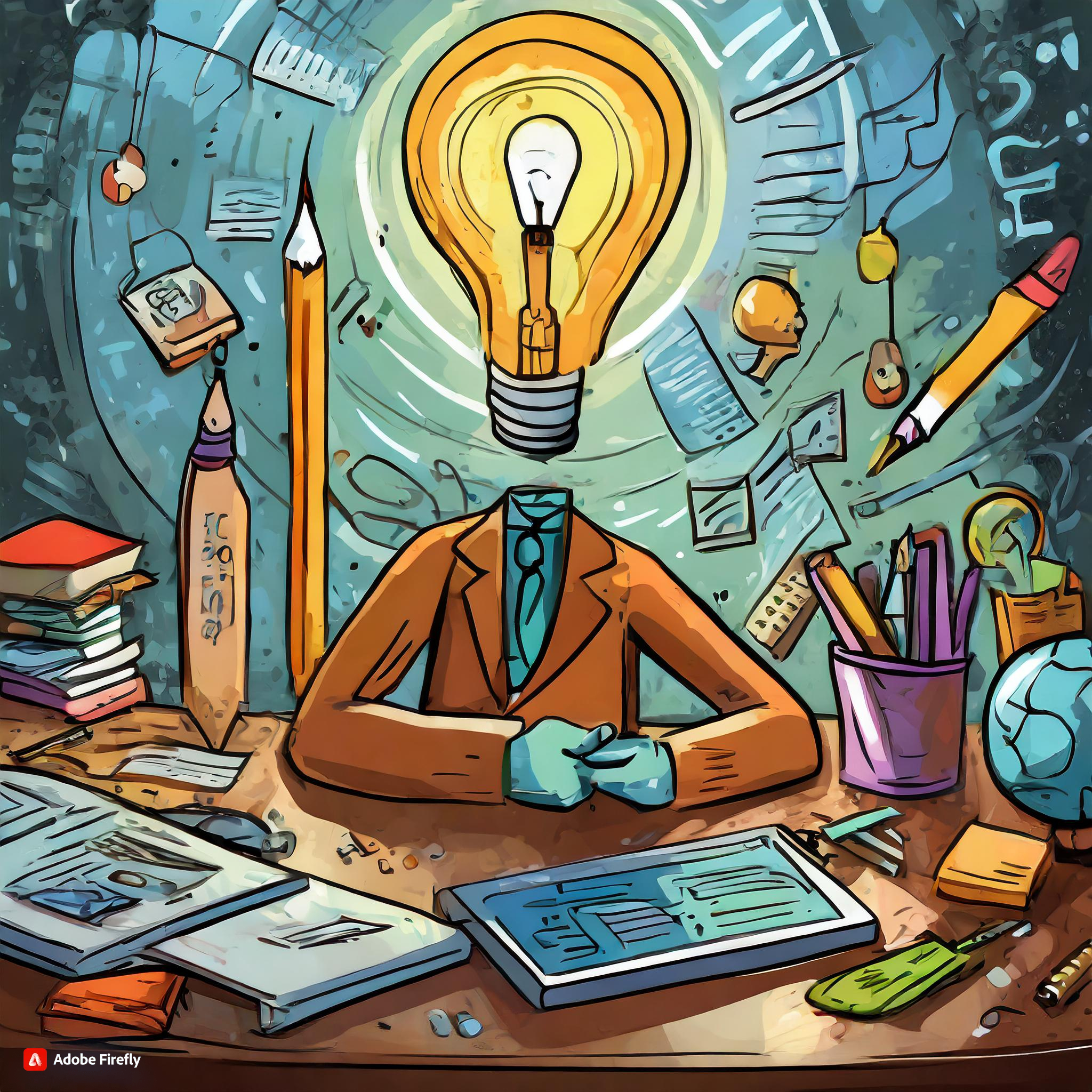 Firefly An inspiring and creative image that expresses the concept of marketing writing. 62727.jpg