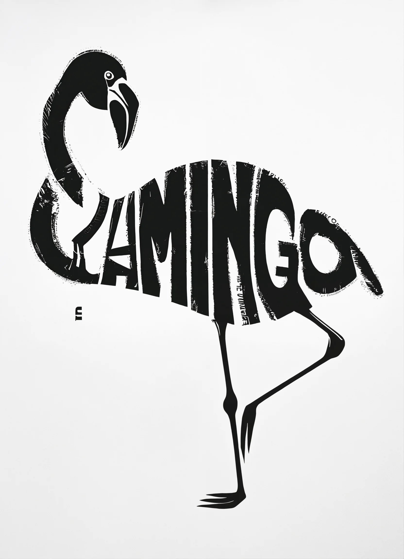 Flamingo typographic design is made entirely of th.jpg