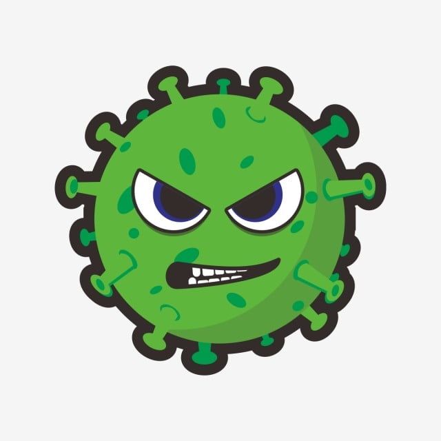 Gambar Ikon Virus Hijau Dengan Muka Menakutkan, Hijau, Virus, Ikon PNG dan Vektor untuk Muat t...jpg