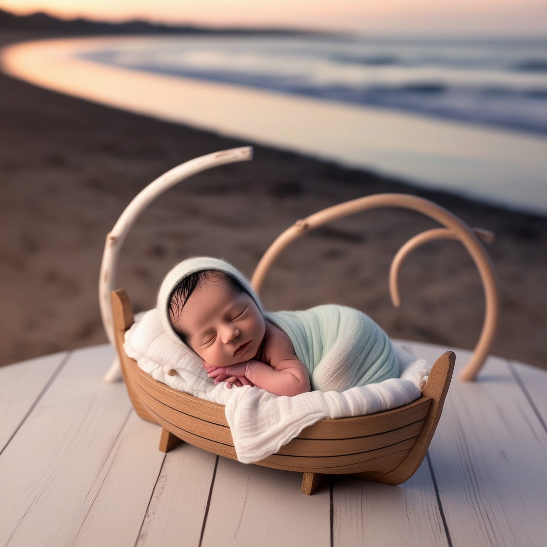 Leonardo_Phoenix_Serene_newborn_baby_in_a_miniature_wooden_boa_1.jpg