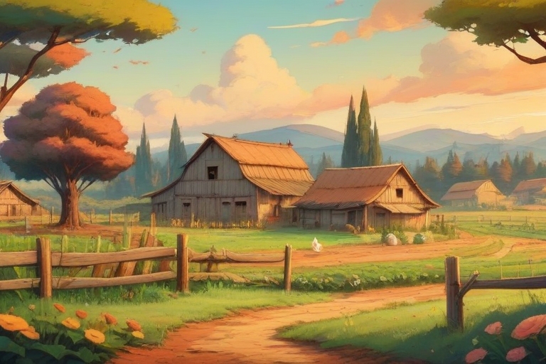 Leonardo_Vision_XL_a_peaceful_background_of_a_farm_4.jpg