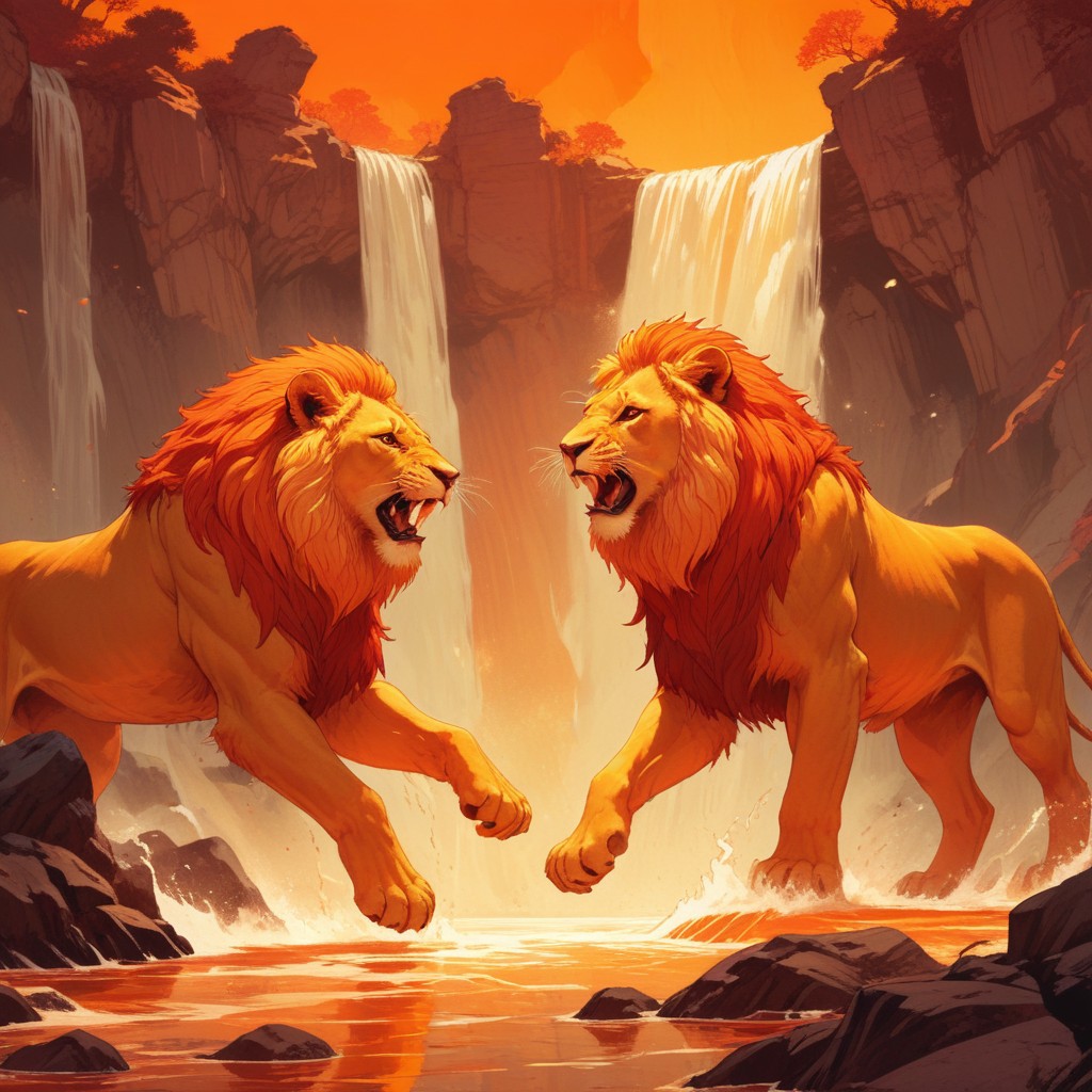 pikaso_texttoimage_Comic-style-Two-lions-fighting-in-the-background-o (1).jpeg