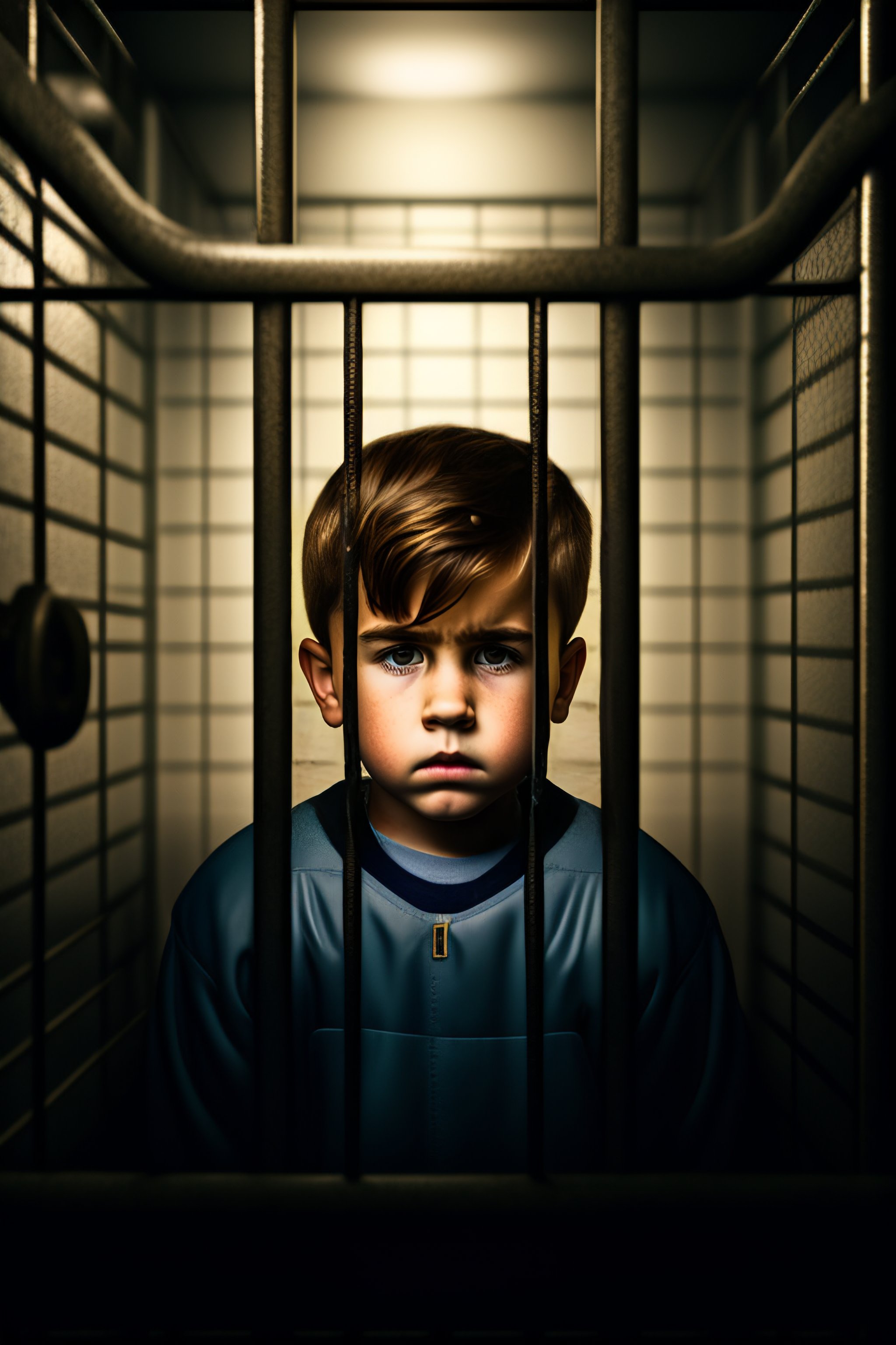 Sad little boy behind bars in prison (1).jpg