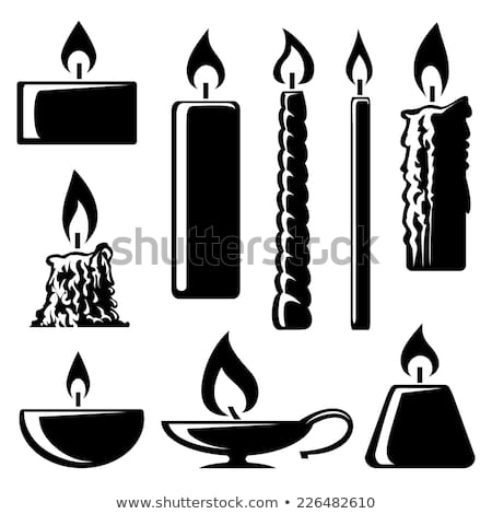 set-black-white-silhouette-burning-450w-226482610.jpg