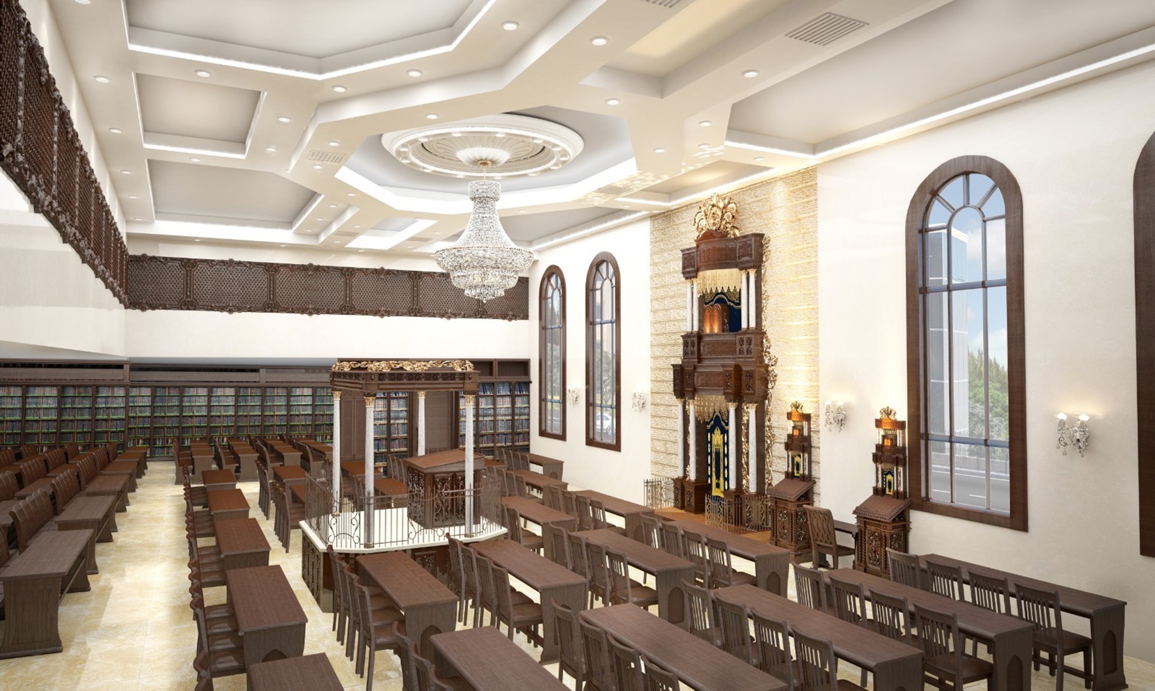 אבי אשר, הדמיה בית כנסת החורבה