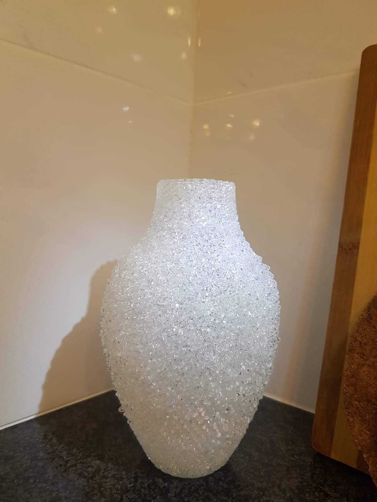 אגרטל זכוכית - "נוזלי"