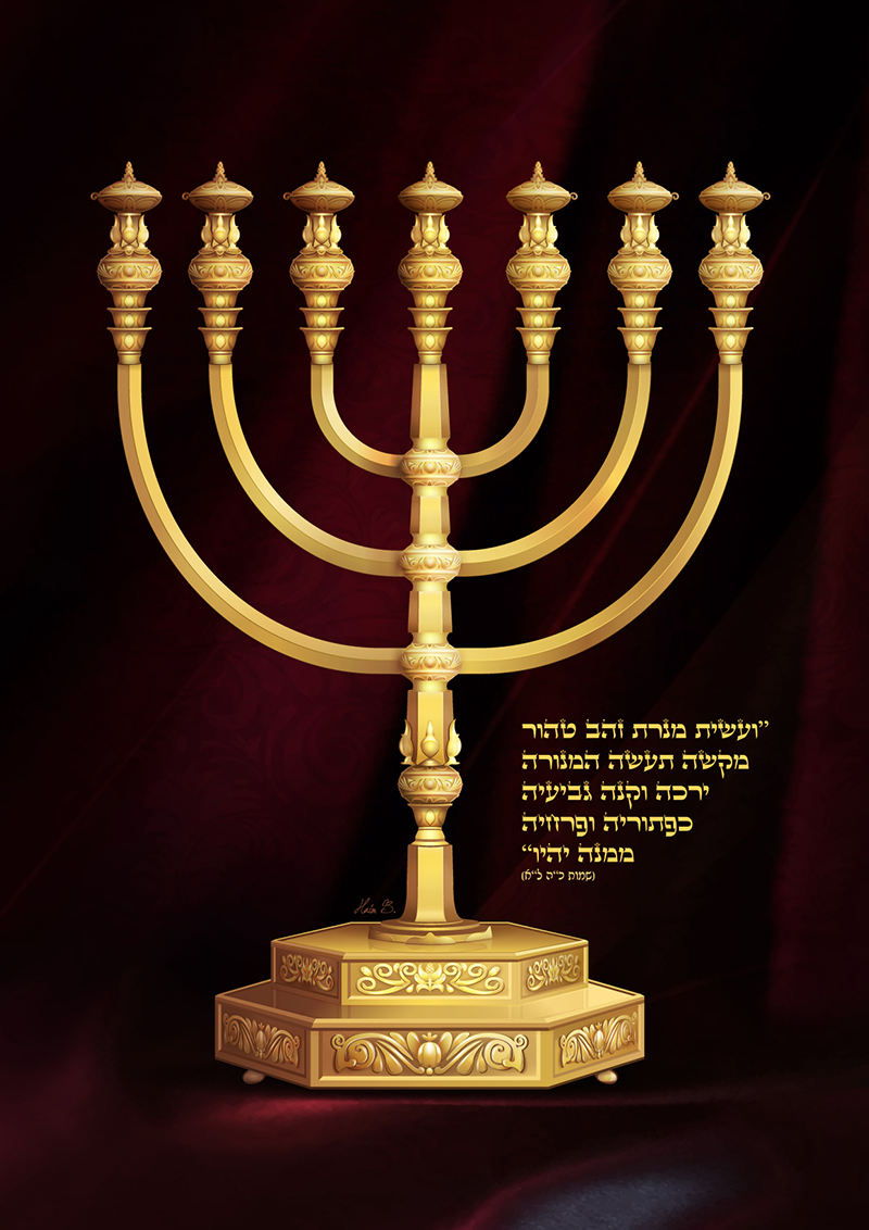 איור אילוסטרייטור - המנורה