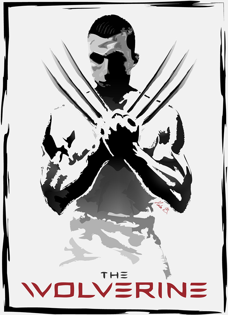 איור אילוסטרייטור - The Wolverine