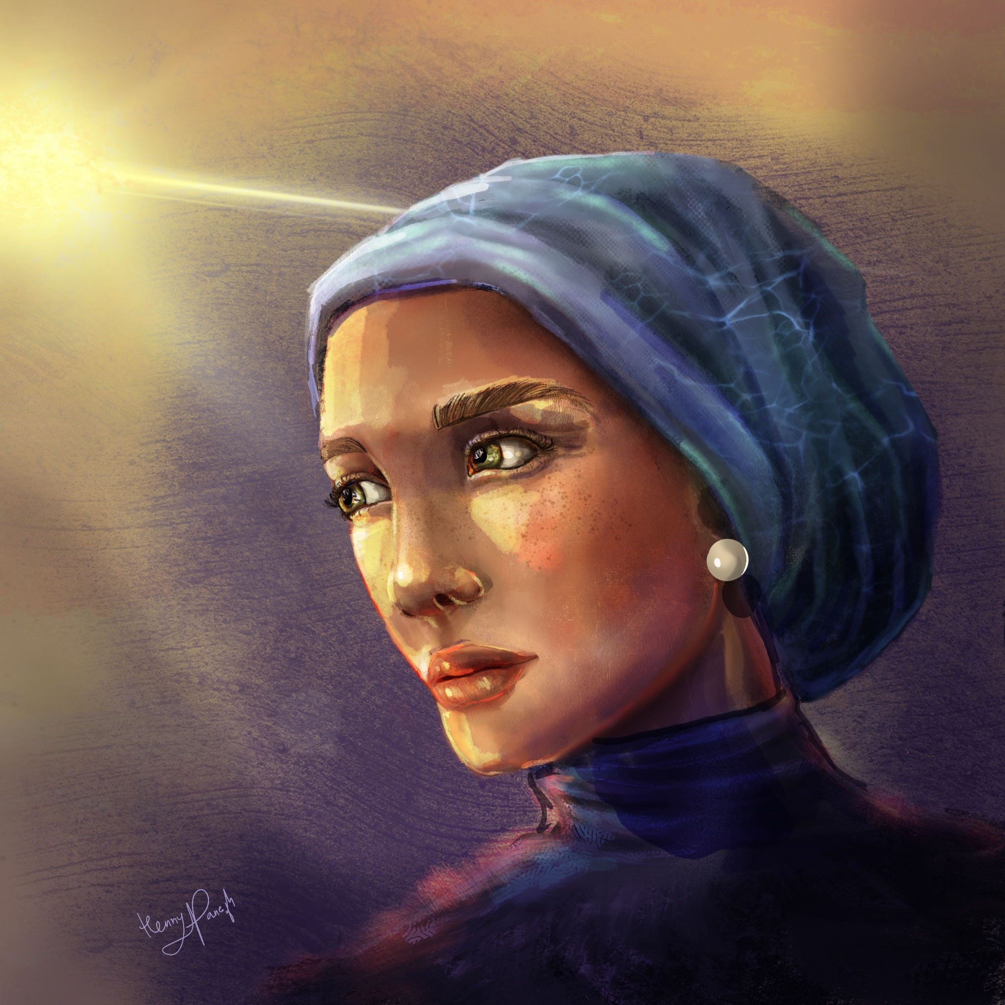 איור פורטרייט  הני פנט