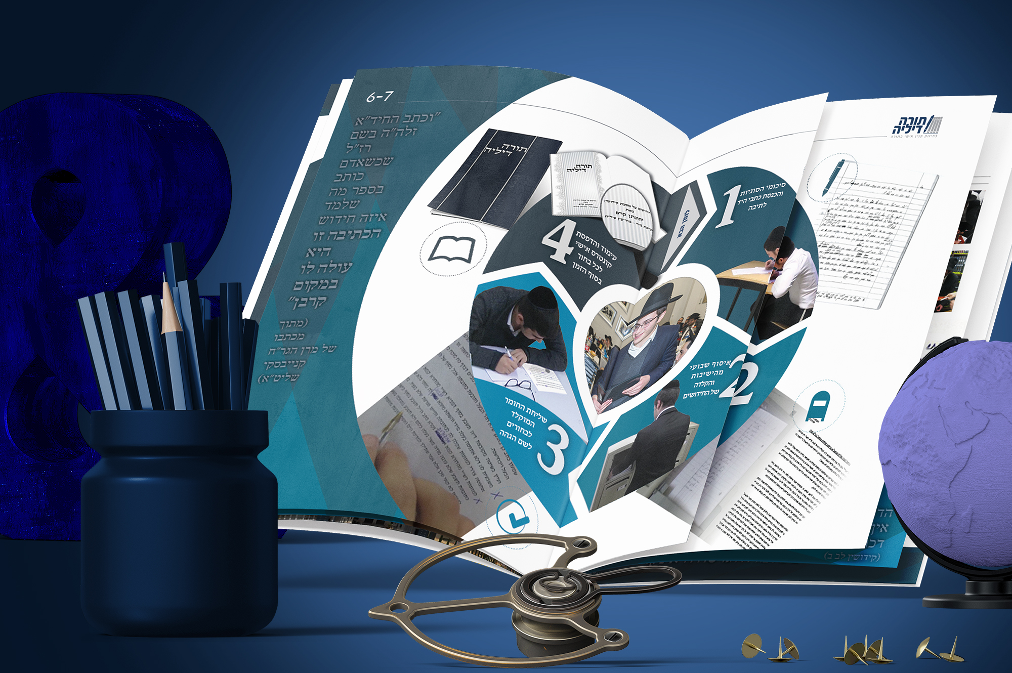 אינפוגרפיקה לתהליך הפעילות של הארגון