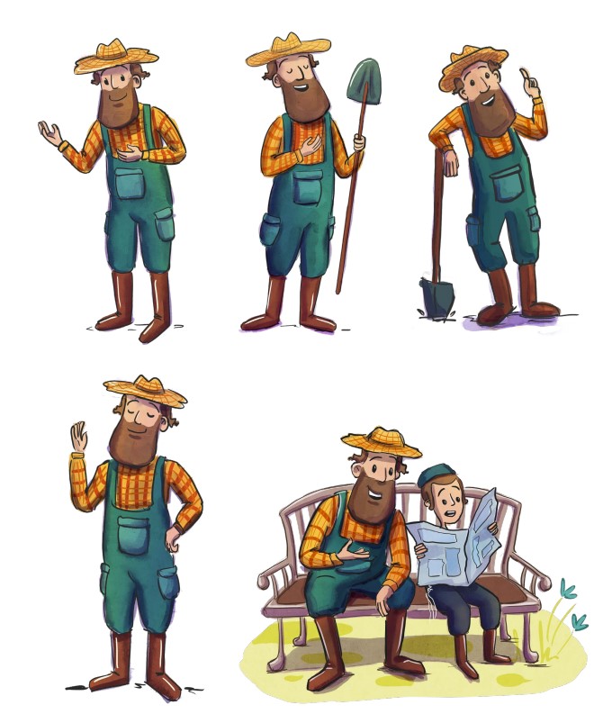 איפיון דמות - איכר