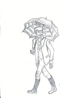 איש המטריה מס' 2