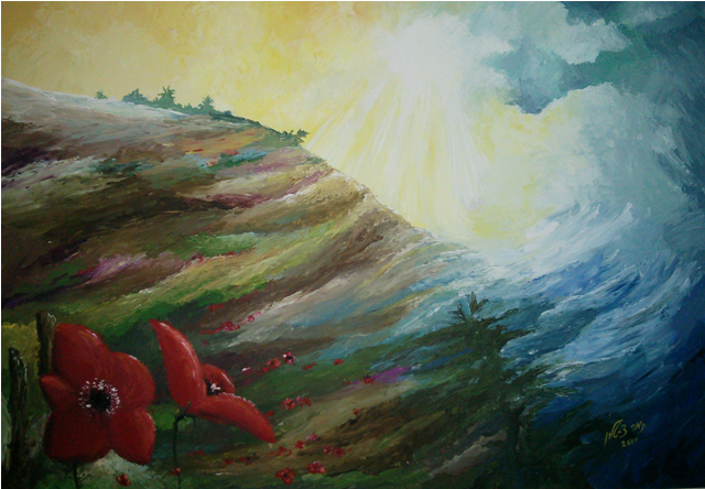 אקריליק על קנבס 2014