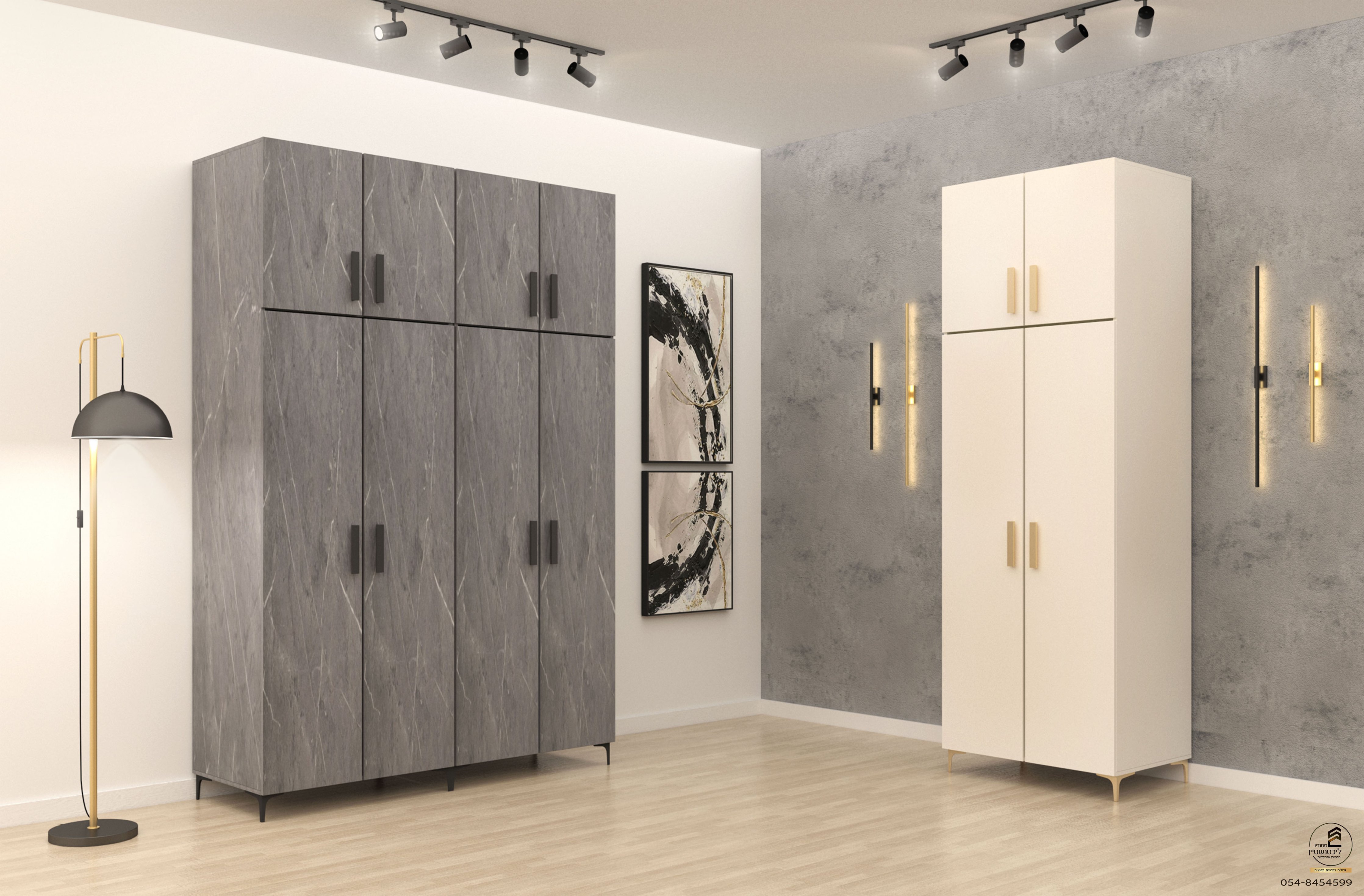 ארון 2 ו 4 דלתות