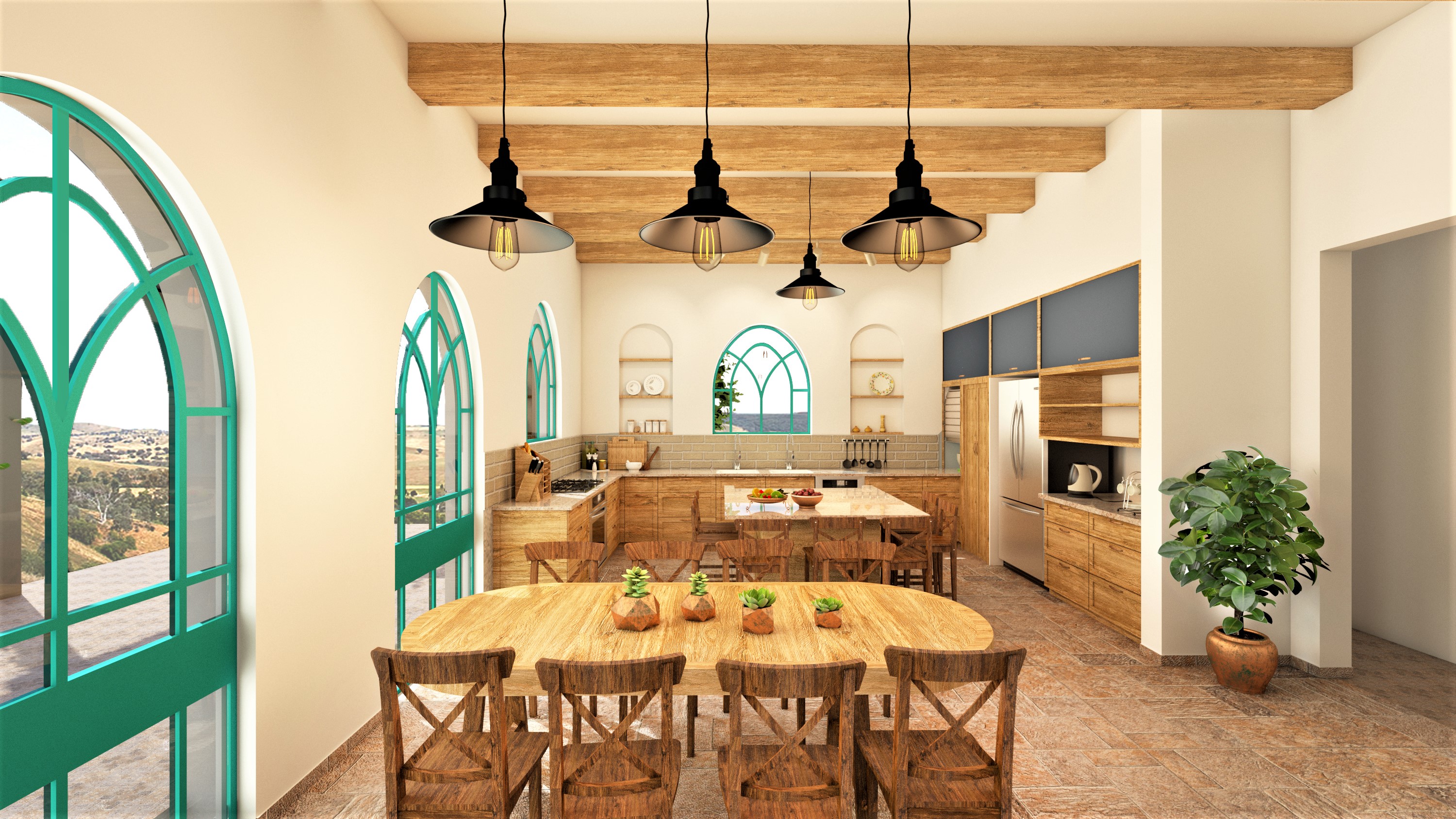 אש קודש - מטבח