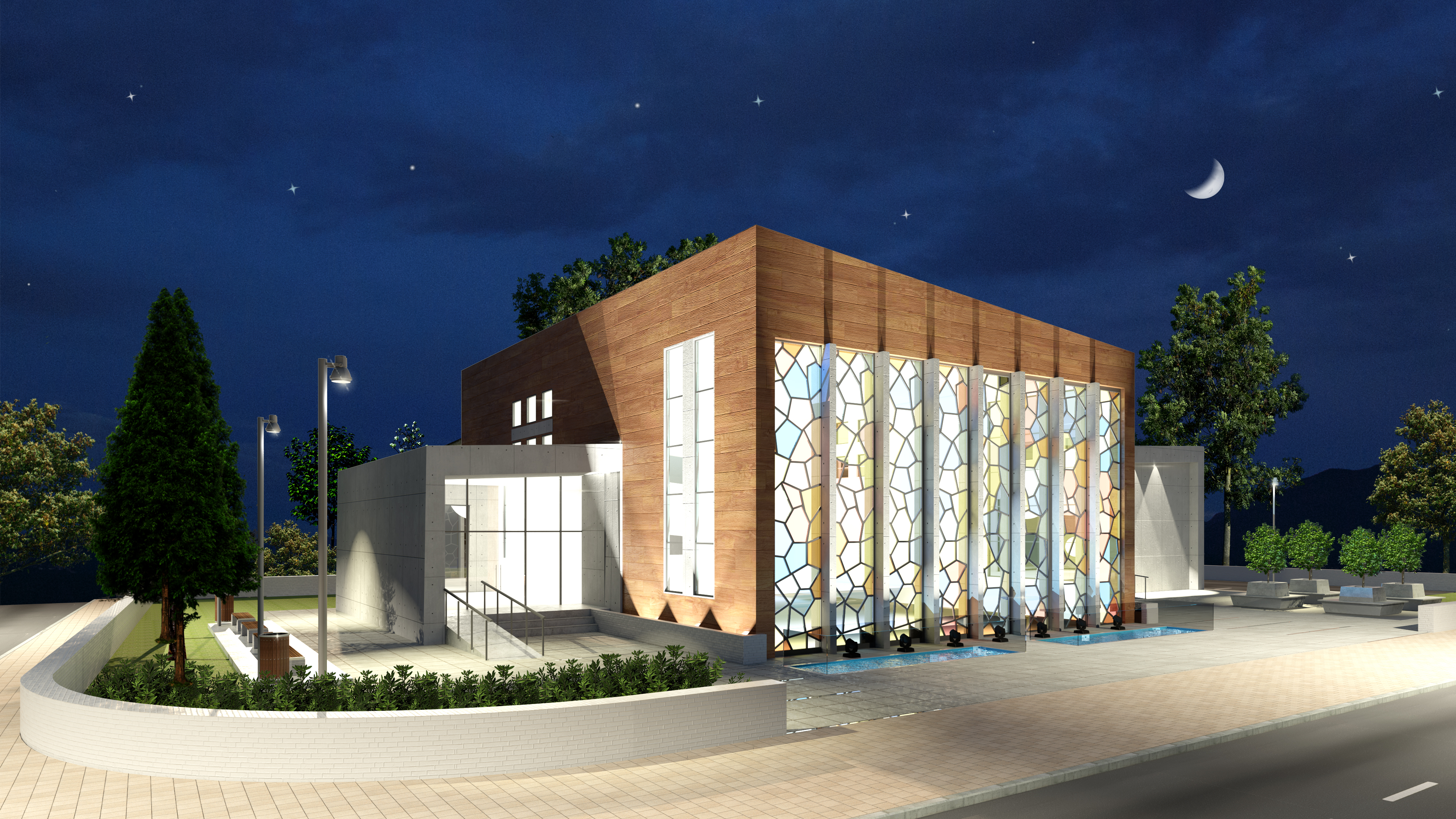 בית כנסת ספרדי- לילה