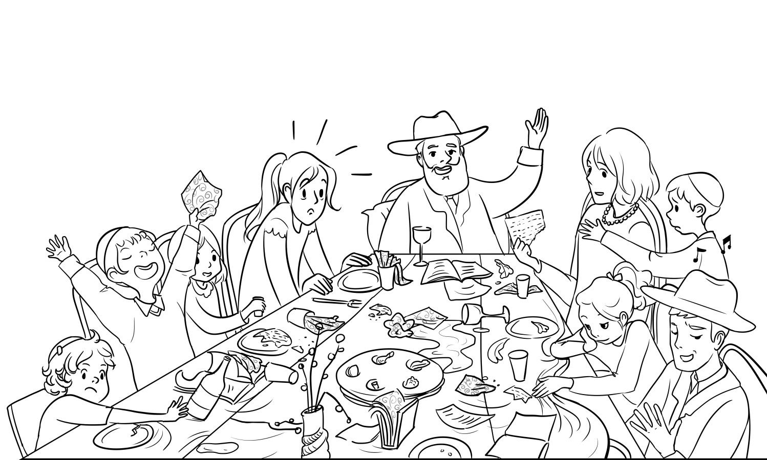 בלאגן בליל הסדר