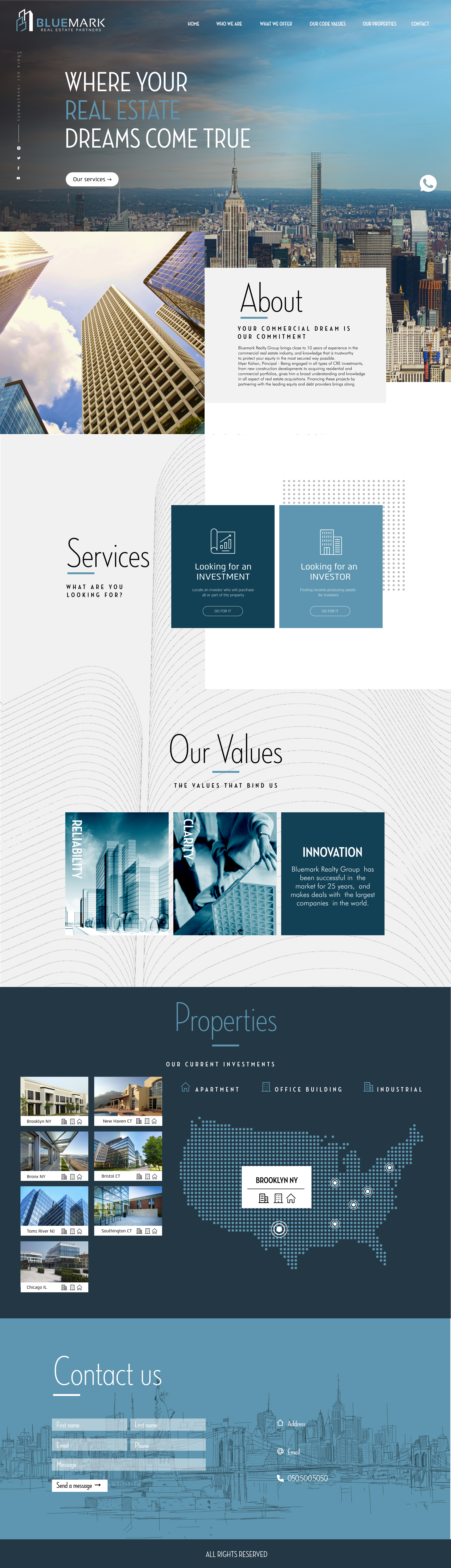 בלומארק - עיצוב עמוד נחיתה